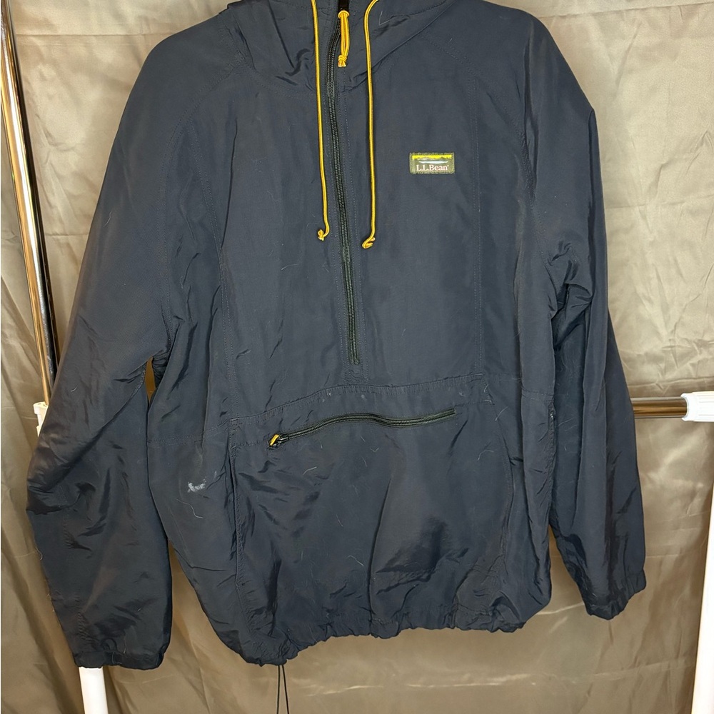 L.L. Bean Navy Blue Pullover Jacket